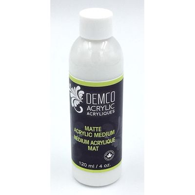 Médium et vernis acrylique mat 4oz Demco Médium et vernis acrylique mat 4oz Demco
