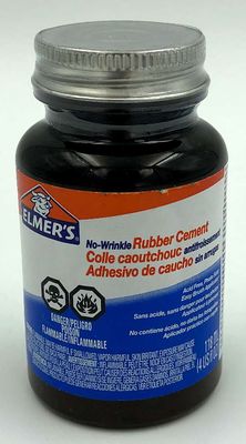 No-Wrinkle Rubber Cement 118ml/4oz Elmer's