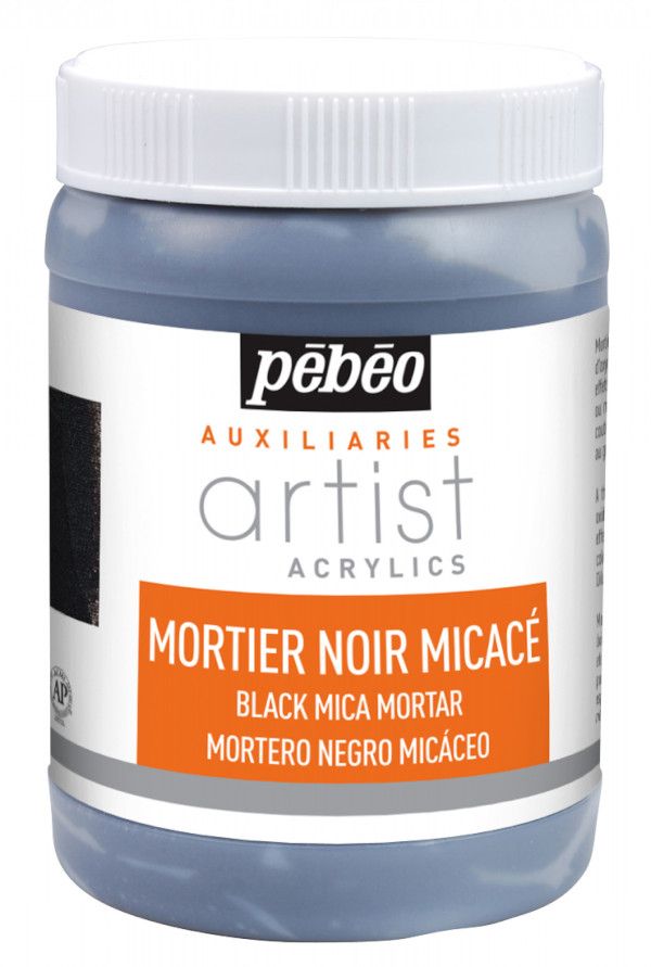 Mortier Noir micacé Pébéo 250ml