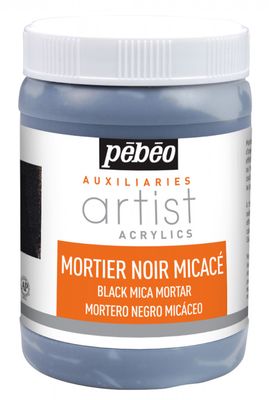 Mortier Noir micacé Pébéo 250ml