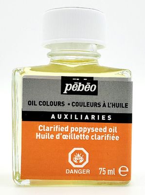 Clarified Poppyseed Oil 75ml Pébéo