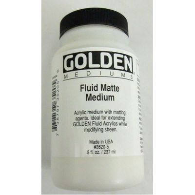Médium fluide mat 8oz Golden Médium fluide mat 8oz Golden