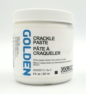 Crackle paste 8oz/237ml Golden