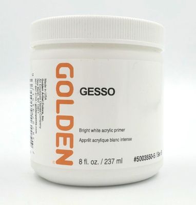 Gesso (White) Golden 8oz/237ml