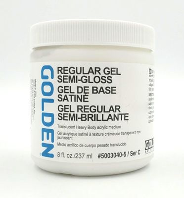Gel de base satiné (Regular Gel Semi-Gloss) 237ml/8oz Golden