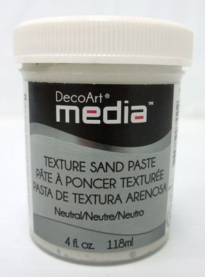 Pâte à poncer texturée neutre 4oz DecoArt Media