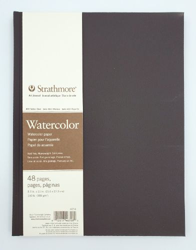 400 HB Watercolour Art Journals 8.5"x11" Strathmore