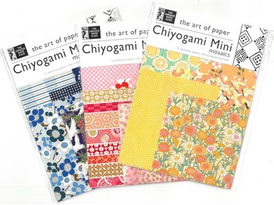 Chiyogami paper Mini Mosaic 6 Chiyogami paper Mini Mosaic 6"x8 1/2" (10 colour theme choices)