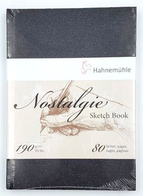 Carnet à croquis A5 (8 1/4"x5 3/4") Portrait Hahnemühle Nostalgie