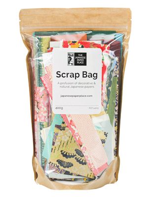 Sac de retailles de papier Chiyogami Sac de retailles de papier Chiyogami