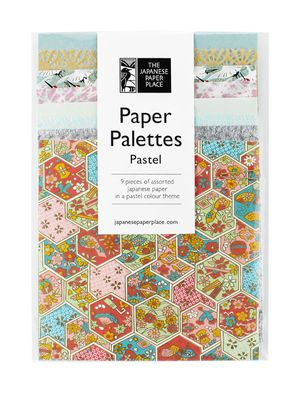 Ens. Papier japonais Palette de couleurs pastel 6 Ens. Papier japonais Palette de couleurs pastel 6"x6" (9 feuilles)