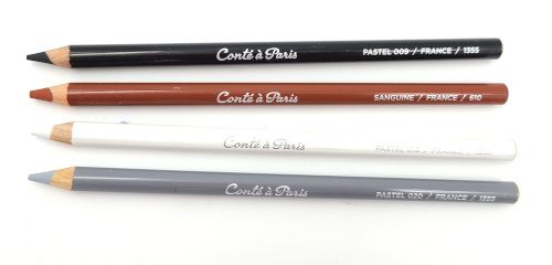 Pastel pencil Conté à Paris