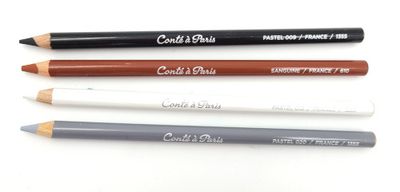 Pastel pencil Conté à Paris