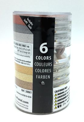 Ens. 6 Couleurs métallique PanPastel