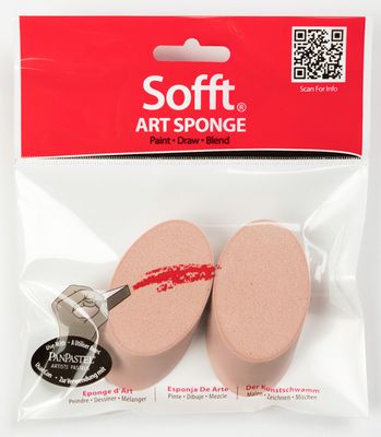 Angle Slice Sponge - Round (2) Sofft PanPastel