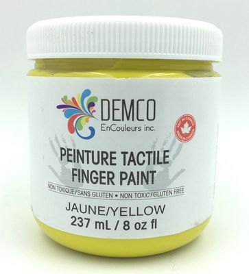 Peinture tactile - 8 oz Jaune