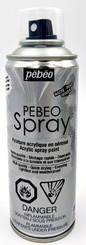 Acrylic spray paint 200ml Deco Spray Pebeo, Color: Argent 867