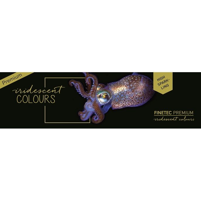 Coffret d'aquarelle 6 couleurs irisées - Coffret d'aquarelle 6 couleurs irisées - "Finetec premium - ultra scintillant"