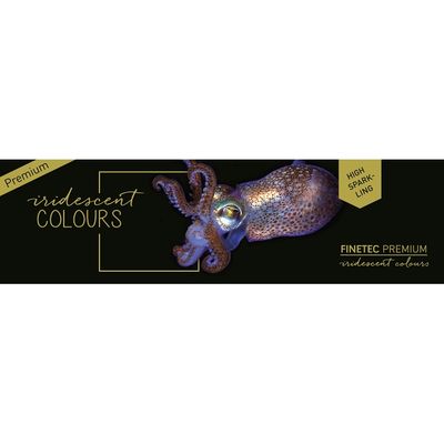 Coffret d'aquarelle 6 couleurs irisées - Coffret d'aquarelle 6 couleurs irisées - "Finetec premium - ultra scintillant"