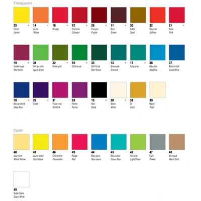 Imitation stained-glass paint 45ml Vitrail Pébéo