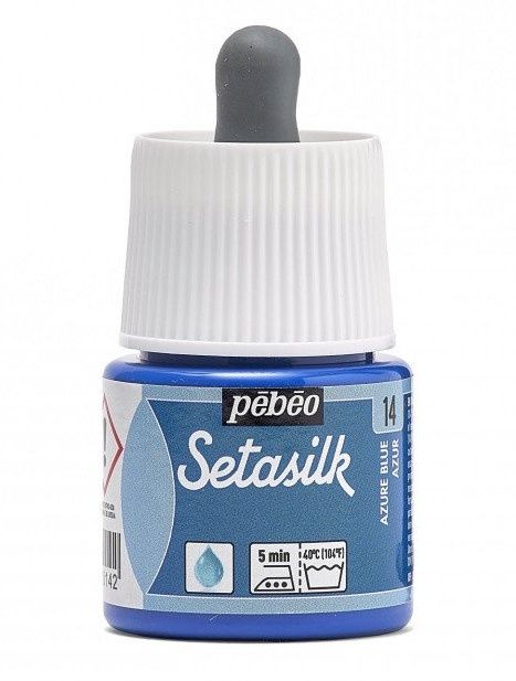 Setasilk paint 45 ml Pébéo, Color: Azur 14
