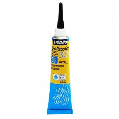 Fabric paint Setacolor 3D Metallic 20ml Pébéo