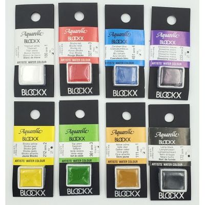 Aquarelle 1/2 godet Blockx Série 2 Aquarelle 1/2 godet Blockx Série 2