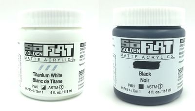 Golden SoFlat peinture acrylique matte 118ml (4oz) Golden SoFlat peinture acrylique matte 118ml (4oz)