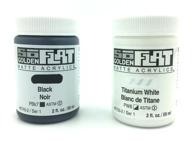 Golden SoFlat peinture acrylique matte 59ml (2oz) Golden SoFlat peinture acrylique matte 59ml (2oz)