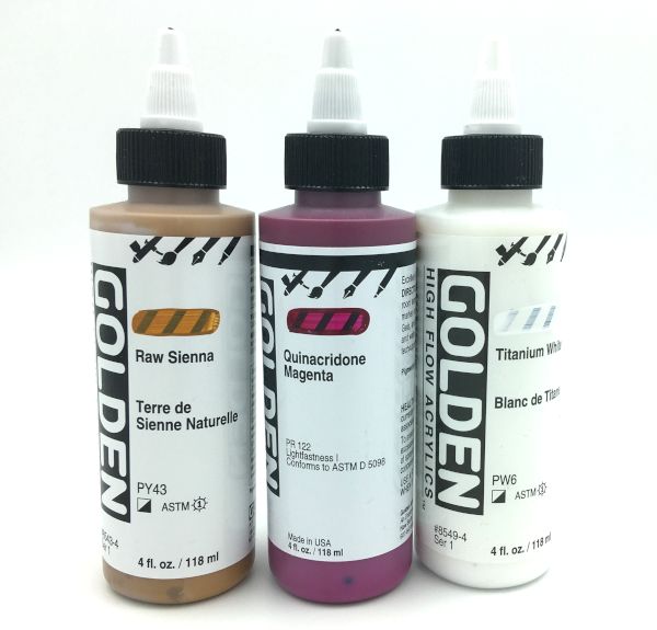 Acrylic High Flow Golden Séries 1 4oz/118 ml