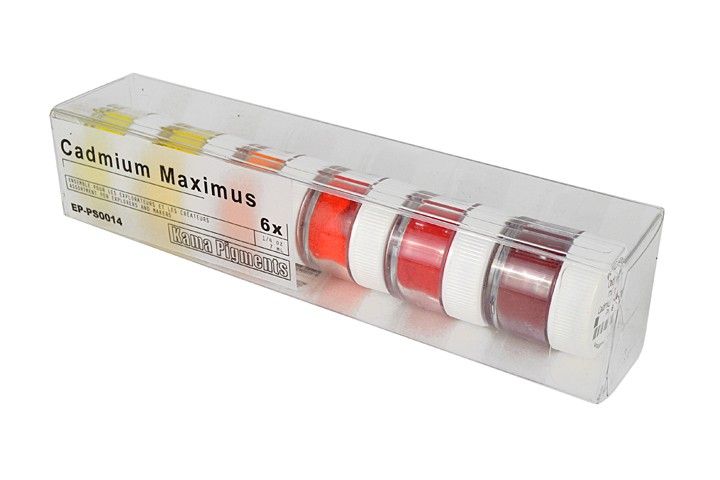 Ensemble pigments secs 7ml, Cadmium Maximus 6x7ml Kama Pigments Ensemble pigments secs 7ml, Cadmium Maximus 6x7ml Kama Pigments