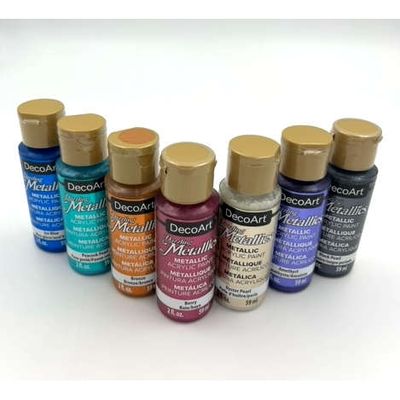 Peinture acrylique 2oz Dazzling Metallics Americana DecoArt Peinture acrylique 2oz Dazzling Metallics Americana DecoArt
