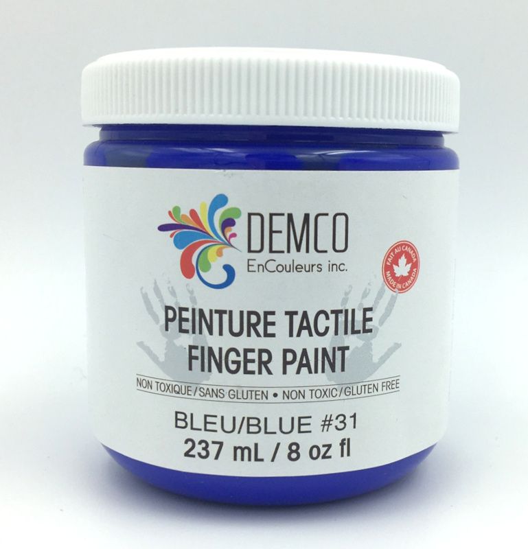 Peinture tactile - 8 oz Bleu