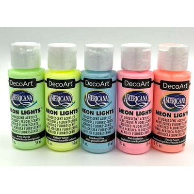 Peinture acrylique 2oz Neons Lights Americana
