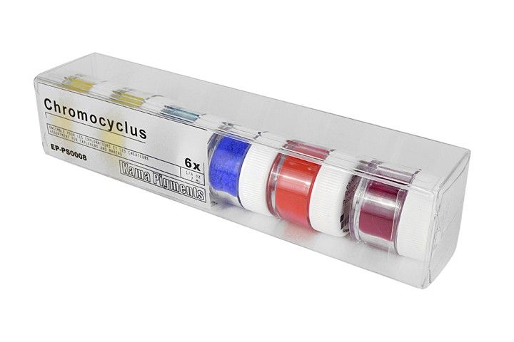 Ensemble pigments secs 7ml, Chromocyclus 6x7ml Kama Pigments
