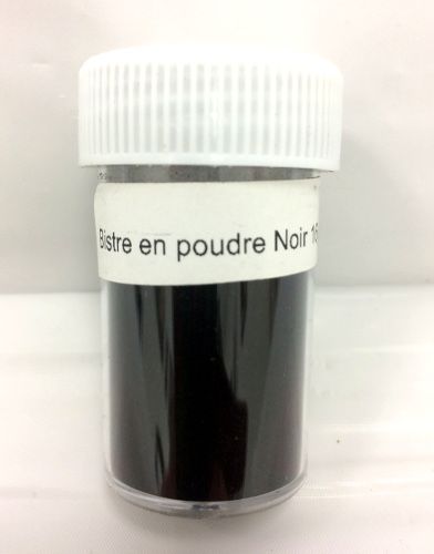 Bistre en poudre Noir 16g