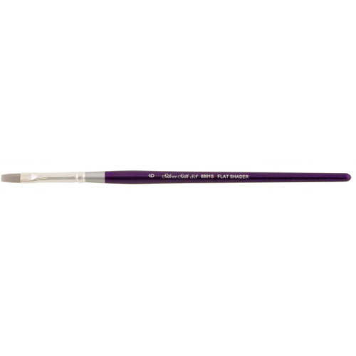 Silver Silk 88 Plat Shader Manche court 8801S Silver Brush