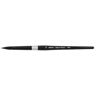 Black Velvet Rond 3000S Silver Brush