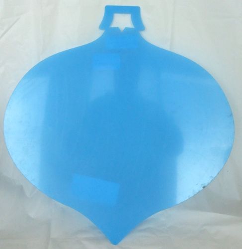 Boule pointue large plexi-glass clair-19"