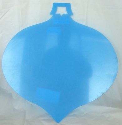 Boule pointue large plexi-glass clair-19"