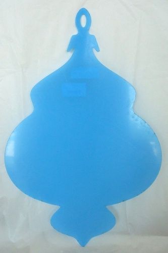 Christmas ball 2 humps clear plexiglas 24"