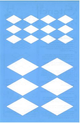 Pochoir Arlequin ST-016