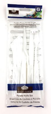Palette Knives plastic Set of 6