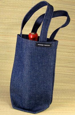 Sac à vin denim 1 bouteille D-VIN1 Sac à vin denim 1 bouteille D-VIN1