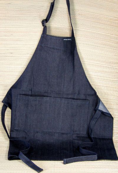 Tablier adulte avec poches denim D-TA-PO