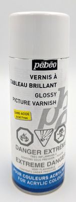 Vernis aérosol Brillant Acrylique 200ml Pébéo Vernis aérosol Brillant Acrylique 200ml Pébéo