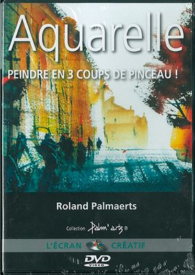 DVD Peindre en 3 coups de pinceaux par Roland Palmaerts (Français)