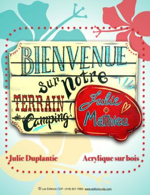 Affiche terrain de camping-JD (Français)