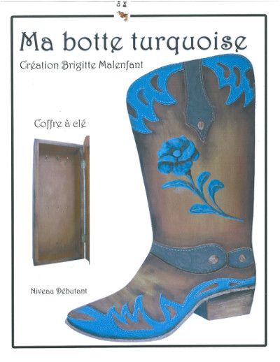 Ma botte turquoise-BM (Français)