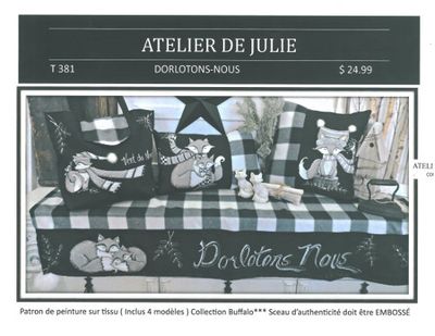 Dorlotons-nous sur tissu-JM (Français)